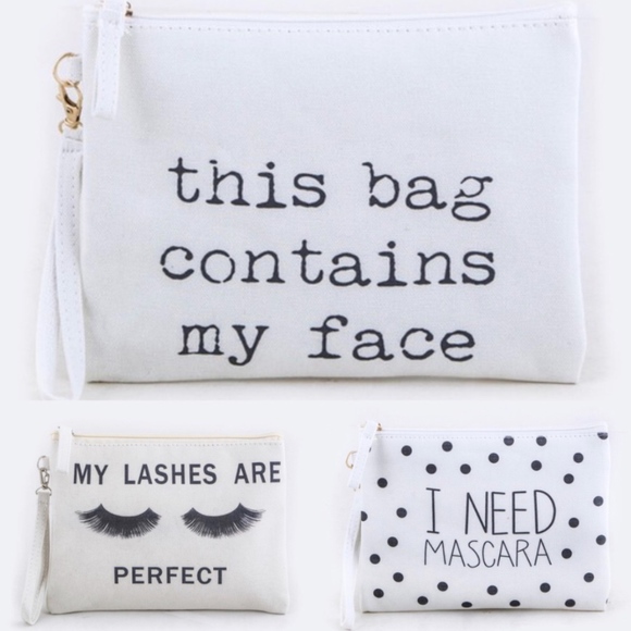 BellanBlue Handbags - Fun Make up Pouches - 3 styles